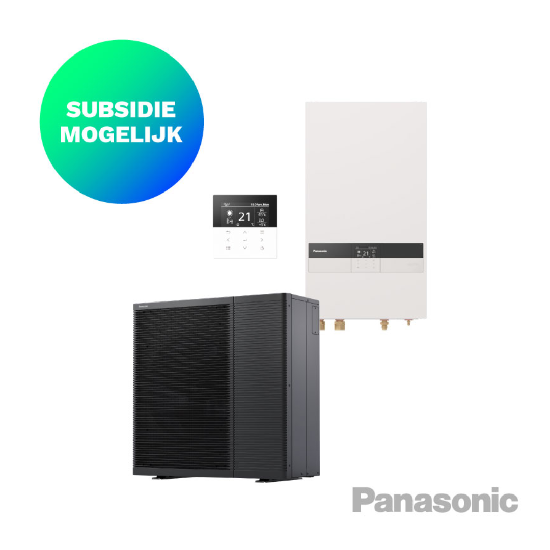 Panasonic warmtepomp compleet pakket en eventuele subsidie vergoeding